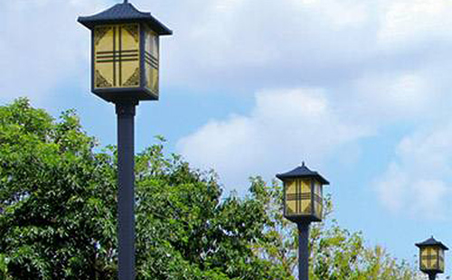 临洮庭院灯安装间距与布灯设计全解析